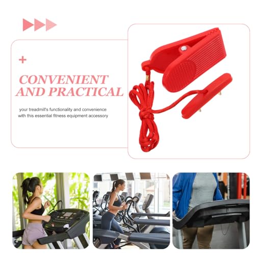 Treadmill Safety Key Replacement Treadmill Emergency Key Running Machine Stop Key Fitness Equipment - size: 14.80X4.50X2.80CM