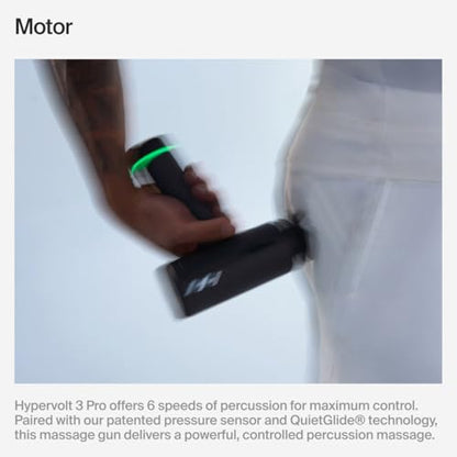 Hyperice Hypervolt 3 Pro Percussion Massage Gun Heated Head Carry Case