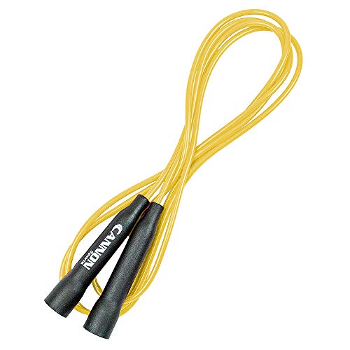 Cannon Sports Speed Jump Rope - Tangle Free for Gym Training, Boxing Workout & Fitness - color: Yellow