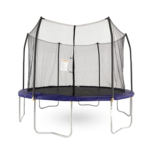 Skywalker Trampolines 12-Feet Round Trampoline and Enclosure with Spring Pad