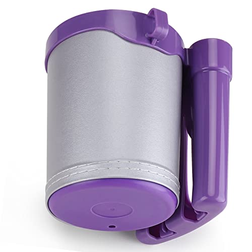 Accmor Stroller Cup Holder with Phone Keys Holder, 3-in-1 Universal Cup Holder, Drinks Bottle Holder for Stroller, Bike, Wheelchair, Walker, Scooter - color: Grey Purple