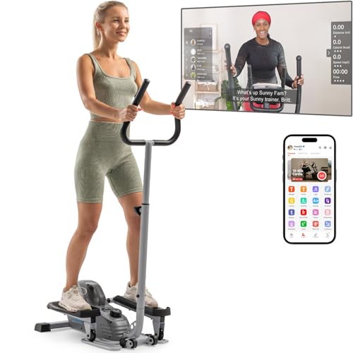 JLL Mini Smart Megnetic Elliptical Machine with SunnyFit App for Home