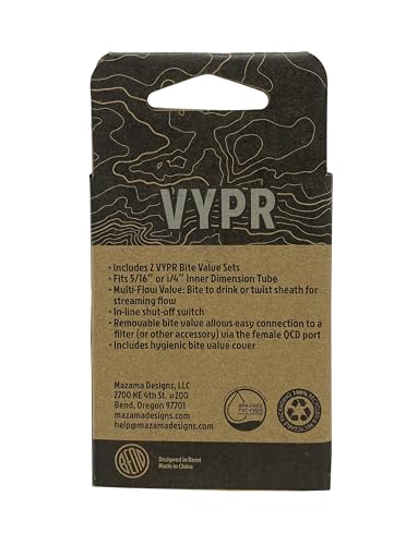 Mazama VYPR Bite Valve for Hydration Reservoirs/Bladders (2-Pack)