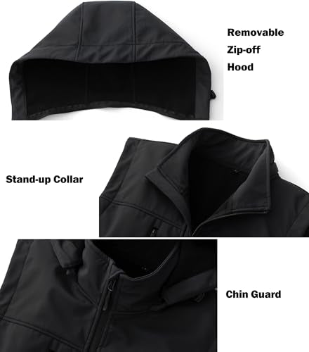 GGleaf Men's Softshell Vest Windproof Lightweight Golf - color: Black, size: Small