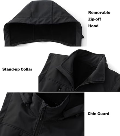GGleaf Men's Softshell Vest Windproof Lightweight Golf - color: Black, size: Small