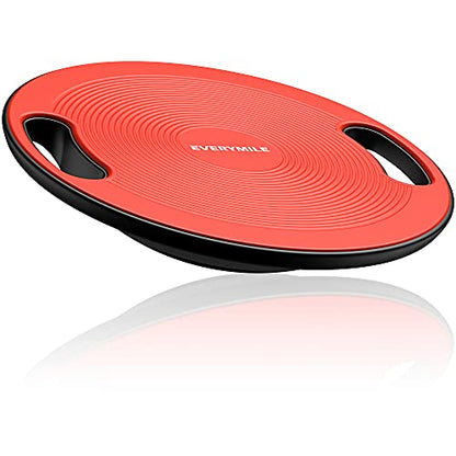 Wobble Exercise Balance Board, No-Skid Surface - color: Classic Red