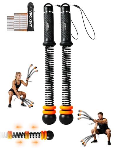 Cordless Battle Ropes 2 Pack Adjustable Weight Portable Ropeless Battle Ropes for Home Gym Full Body Workout with Non Slip Handle and Training Poster for HIIT Cardio Strength Training Men Women,Black - color: Black