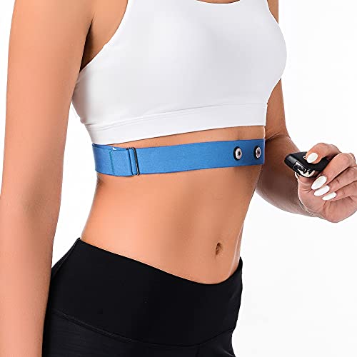 Heart Rate Monitor Replacement Chest Straps Compatible with Polar H7 H9 H10 Wahoo Tickr Garmin Chest Belt HR Senor M-XXL