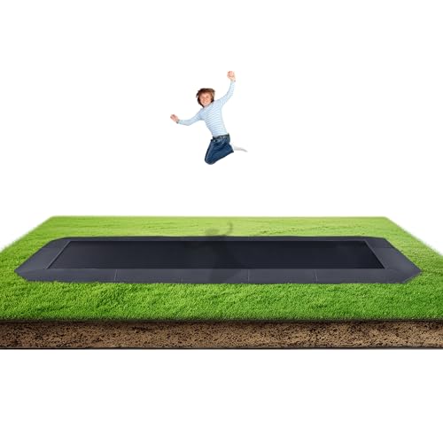 Avyna Premium In-Ground Trampoline – Outdoor Trampoline for Kids and Adults with Advanced Safety Features - size: 12x18' FT