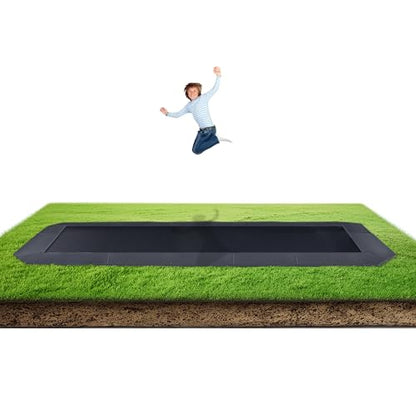 Avyna Premium In-Ground Trampoline – Outdoor Trampoline for Kids and Adults with Advanced Safety Features - size: 12x18' FT