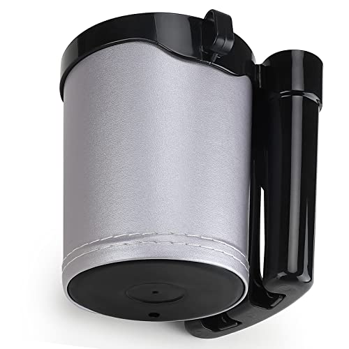 Accmor Stroller Cup Holder with Phone Keys Holder, 3-in-1 Universal Cup Holder, Drinks Bottle Holder for Stroller, Bike, Wheelchair, Walker, Scooter - color: Black Grey