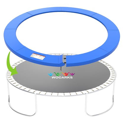 Waterproof Trampoline Spring Cover,Safety Pad Replacement 10-16ft - color: Blue, size: 16FT