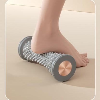 Foot Massage Roller Manual Trainer for Relieve Plantar Fasciitis Heel & Foot Arch Pain and Deep Tissue Massage Multi-Functional Feet Massages Trigger Point Therapy Reflexology Tool Gray - color: Gray