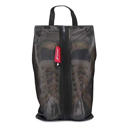 pack all Shoe Bag for Travel, Water-Resistant Shoe Pouch for Sports - color: Black, style: 1 Pack