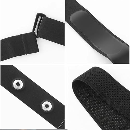 Heart Rate Monitor Replacement Chest Strap Compatible with Polar H10 H9 H7, Breathable with Ventilation Holes for Polar Garmin Sensors
