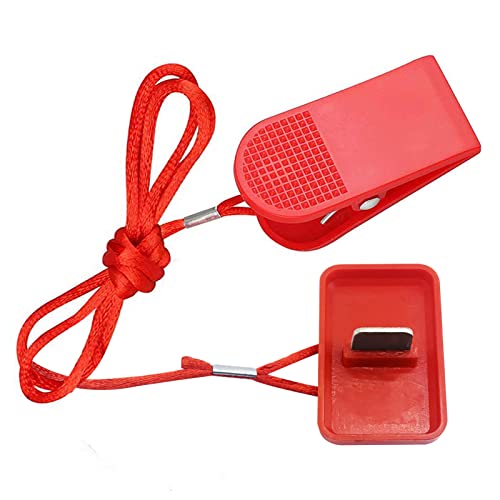 Treadmill Safety Key for Proform Image Weslo Reebok Epic Golds Gym Freemotion and Healthrider Treadmills - color: Red