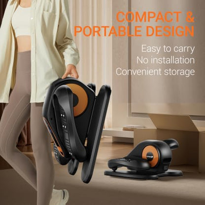 UMAY Under Desk Elliptical Eclipse Leg Exerciser Electric as seen on TV - color: Dark