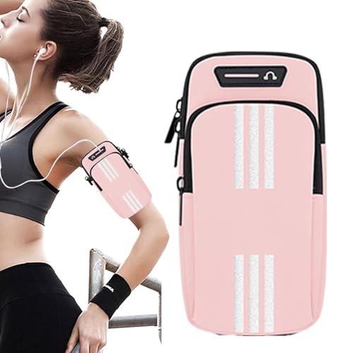 Running Armband, Cell Phone Purse Small Crossbody Bags for Women Men Kids Pouch for iPhone 15/14/13 pro/Plus/xs/xr/xs max, Galaxy S22 Ultra and More, Pink - color: Pink
