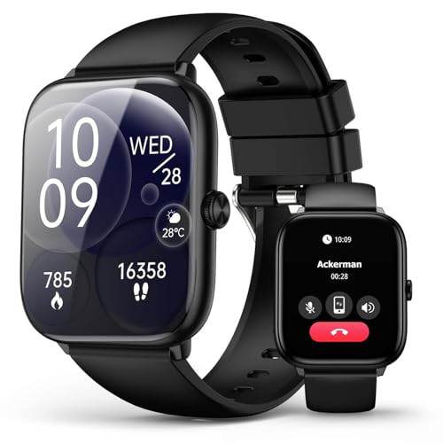 EarlySincere Premium Smart Watch Men, 2.06" HD AMOLED AOD Answer/Make Call - color: Black