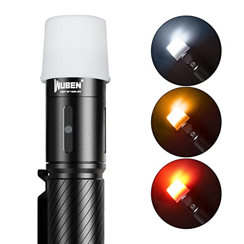 WUBEN AC1 3-Color Durable Flashlight Diffuser 24.5-26mm Diameter Lamp Cap - color: AC1