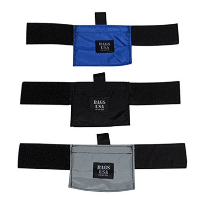 Athletic ankle wallets for running, walking,Made in USA (Silver) - color: Silver