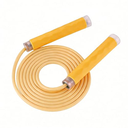 YUEDONG 7mm Thick PVC Jump Rope with Ball Bearings for Men and Women - color: ORANGE