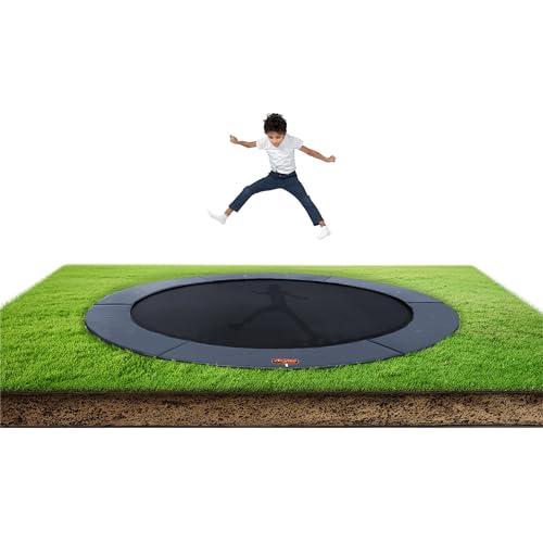 Avyna Premium In-Ground Trampoline – Outdoor Trampoline for Kids and Adults with Advanced Safety Features - size: 15 FT - Round