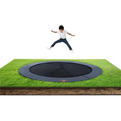 Avyna Premium In-Ground Trampoline – Outdoor Trampoline for Kids and Adults with Advanced Safety Features - size: 15 FT - Round