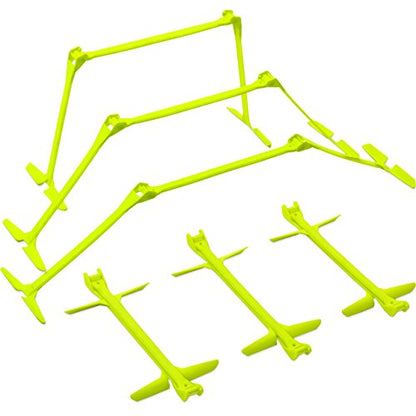 QUICKPLAY Adjustable Speed Hurdles Set of 6 - Agility & Soccer Training