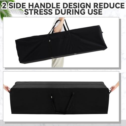 1 Pcs 42 x 15 x 15, 154 L Versatile Large Duffle Bag, Black - color: Black, size: 42 x 15 x 15 Inch, 154 L