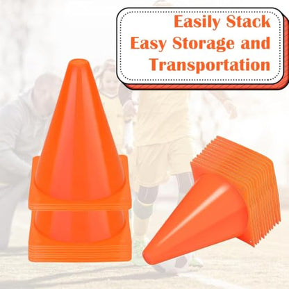 Soccer Disc Cones Football Training Agility Marker Cones 40Pcs