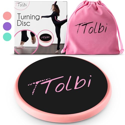 Premium Turning Boards for Dancers, Turn Board for Ballet and Ice Skating - color: Disc Pink