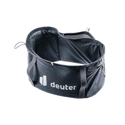 Deuter Traick Belt, Lightweight Reflective Running & Trail Belt for Runners - Black - Medium - size: Medium