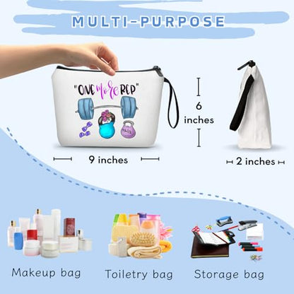 Workout Gym Exercise Gifts for Fitness Lovers Women Cosmetic Makeup Bag - color: fitness53