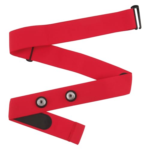Heart Rate Monitor Chest Band for Polar H10 H9 H7, Adjustable Waterproof Replacement Chest Strap Compatible with Polar Garmin - style: Red