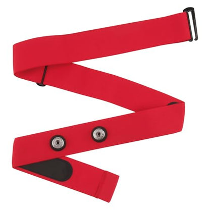 Heart Rate Monitor Chest Band for Polar H10 H9 H7, Adjustable Waterproof Replacement Chest Strap Compatible with Polar Garmin - style: Red