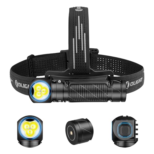 OLIGHT Perun 3 Headlamp Rechargeable, Red Light, Waterproof, Black - color: Black