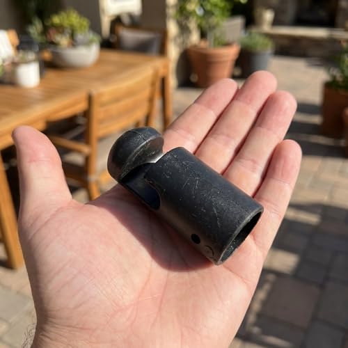 6PCS Universal Trampoline Bar Caps Heavy Duty G-Hook Trampoline Rod Cap for Net Poles Accessories Enclosure Poles Enhanced Safety Protection Wear-Resistant Replacement Parts - size: 7.30X3.00X3.00CM