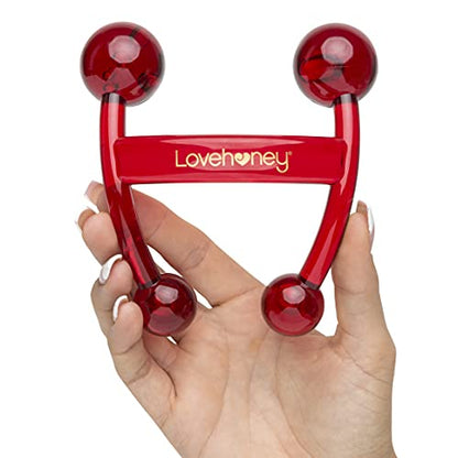 Lovehoney Oh! Body Massager, Handheld Tool for Muscle Pain, Red - color: Red