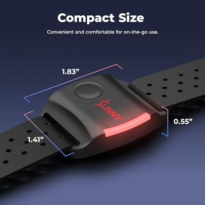 Sunny Health & Fitness Heart Rate Monitor with Custom Heart Rate Zones