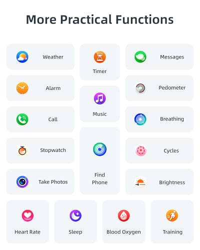 Fitness Tracker with Step Counter/Calories/Stopwatch, Heart Rate Monitor