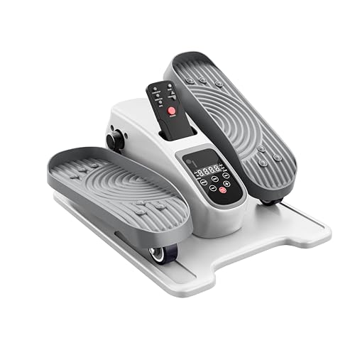 Under Desk Elliptical Machine, Electric Elliptical Leg Exerciser for Seniors with 12 Adjustable Speeds & Remote Control, Pedal Exerciser, Portable Quiet Electric Seated for Home Office