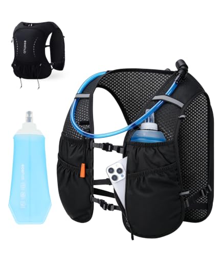 ECOHUB Running Hydration Vest Backpack with 2*500ML Soft Flask