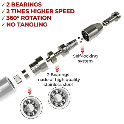 PrimaFIT Pro Speed Jump Rope for Adults, Weighted Skipping Rope for Boxing - color: Silver