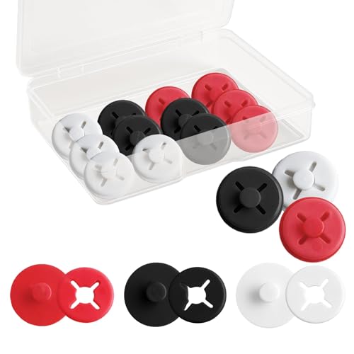 12PCS Running Bib Clips,Race Bib Clips for Runners, Number Buckle Fixing System, No-Pin Bib Holder for Marathon, Cycling, Skiing,Field Event and More (Mixed Colors) - size: 12PCS