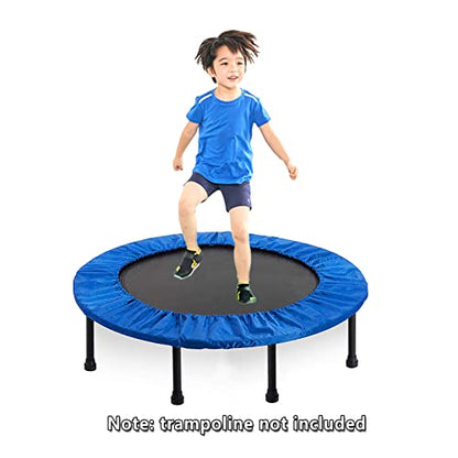Trampoline Spring Cover 40 Inch Replacement Safety Pad for Mini Trampoline 3 Layer Protect Tear-Resistant Oxford Cloth Easy to Install Replacement for Home, Gym - color: Blue