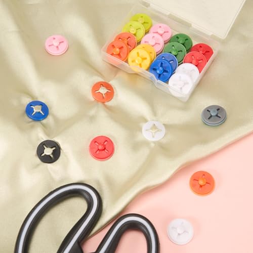 Running Bib Clips, 20Pcs Race Bib Holder, Race Number Buckle Fixing System for Runners, Marathon, Triathlon, Track and Field Events, Mixed Colors Fasteners, Secure Race Bib Attachment