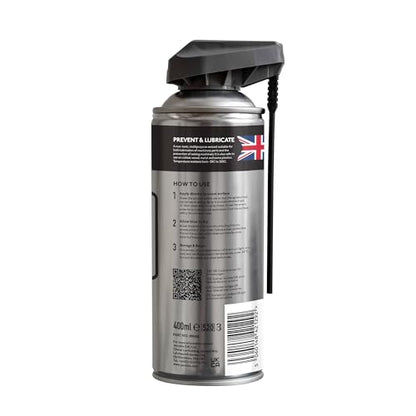 JENOLITE Silicone Spray Lubricant | SMART Straw | High Performance Multi-Purpose Lubrication | Heat Resistant, Repels Dirt & Moisture, Non-Toxic Lubricant | 400ml (13.5fl oz) - size: 13.5 Fl Oz (Pack of 1)