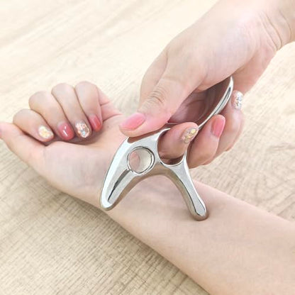BYYDDIY Gua Sha Trigger Point Massage Tool -Thumb Protector,Deep Tissue Massage,Muscle Scraper Tool (T) - size: L