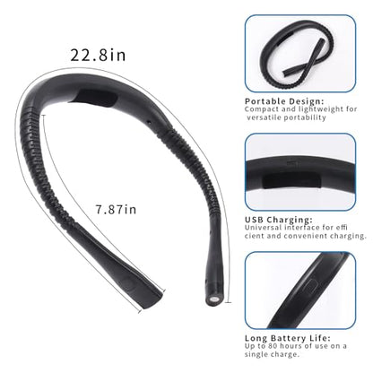 Neck Reading Light, Rechargeable Book Light, 3 Color Modes - style: Classic
